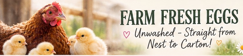 Farm fresh eggs